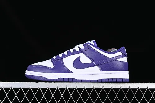 All categories Nk SB Dunk Series Nk SB Dunk Low low-top sneakers Cost-effective version Nk Dunk Low SB Retro White and Purple Dunk Series low-top casual sports skateboard shoes DD1391-104